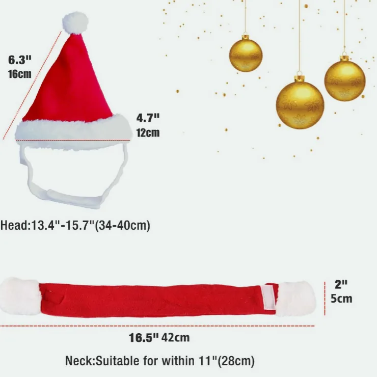 Measurements: hat 16 cm tall and 12 cm wide for heads 34 to 40 cm, scarf 42 × 5 cm for necks up to 28 cm